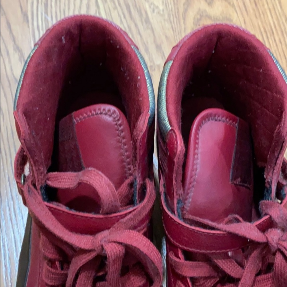 Puma Limited Edition Red High Top Sneakers 7.5 - Picture 7 of 7